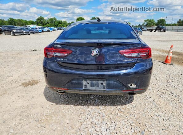 W04GP6SX6J1132676 2018 BUICK REGAL Black Вид ззаду