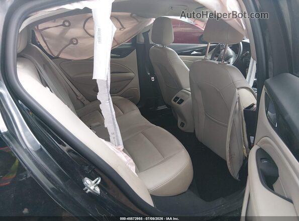 W04GP6SX7J1149485 2018 BUICK REGAL Black VIN კოდის სტიკერის ხედი