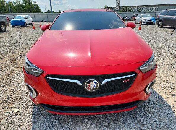 W04GS6SS3J1103896 2018 BUICK REGAL Red Vista frontal