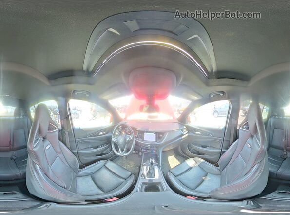 W04GS6SS3J1103896 2018 BUICK REGAL Red Vista de la etiqueta del VIN