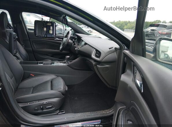 W04GS6SSXL1008626 2020 BUICK REGAL Black Front interior view