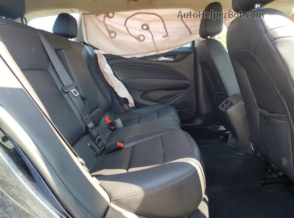 W04GV8SX1J1173573 2018 BUICK REGAL Black Rear seats view