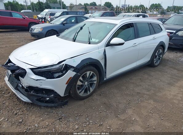 W04GV8SX3K1014037 2019 BUICK REGAL White წინა მარცხენა ხედი სამი მეოთხედიდან