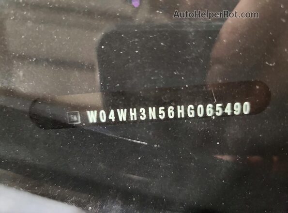 W04WH3N56HG065490 2017 BUICK CASCADA Black VIN կոդի պիտակի տեսք