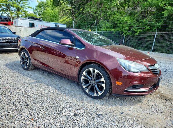 W04WH3N57JG055573 2018 BUICK CASCADA Maroon Front right