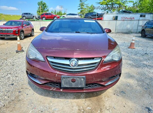 W04WH3N57JG055573 2018 BUICK CASCADA Maroon Front view