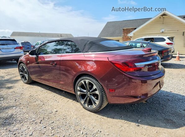 W04WH3N57JG055573 2018 BUICK CASCADA Maroon Rear left