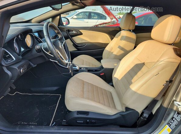 W04WH3N58HG064471 2017 BUICK CASCADA Серый Вид салона спереди