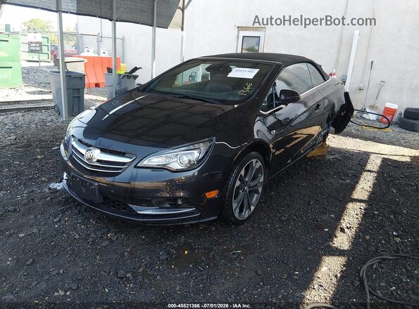 W04WT3N50GG151391 2016 BUICK CASCADA Black Առջևի ձախ երեք քառորդ տեսարան