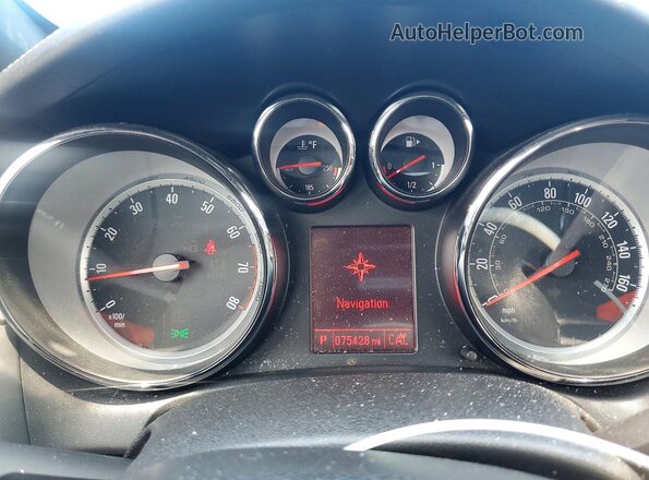 W04WT3N52GG046710 2016 BUICK CASCADA White Vista del cuadro de instrumentos