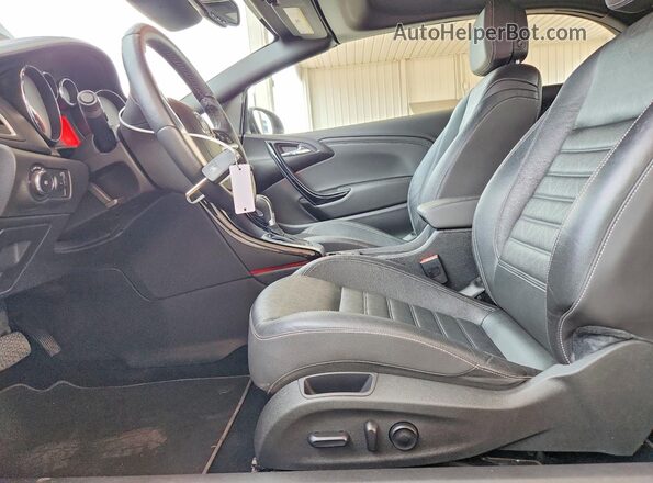 W04WT3N57GG100762 2016 BUICK CASCADA Black Vista interior delantera