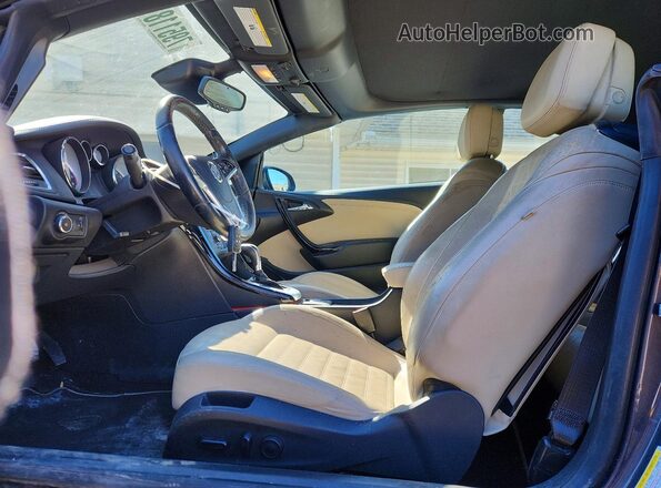 W04WT3N57GG106898 2016 BUICK CASCADA Gray Front interior view
