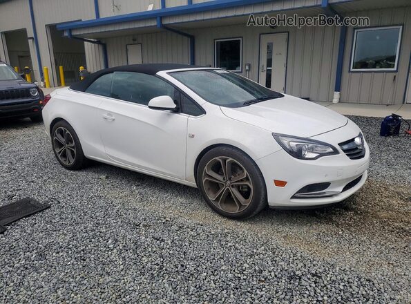 W04WT3N58GG045593 2016 BUICK CASCADA Белый Передняя правая четверть