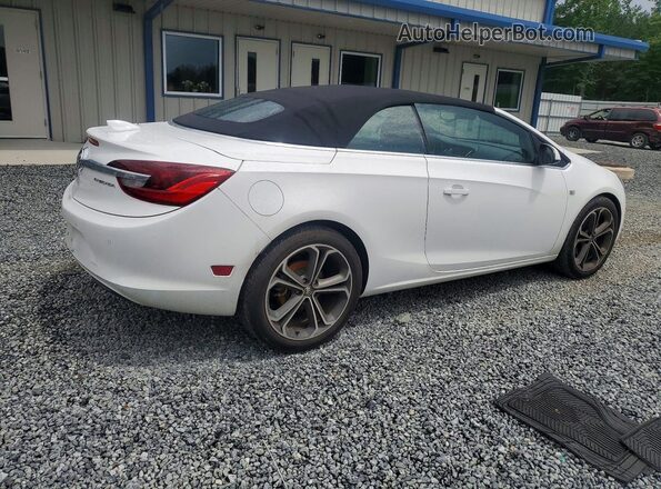 W04WT3N58GG045593 2016 BUICK CASCADA Белый Задняя правая четверть