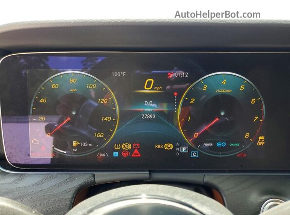W1K1J5JB0PF203823 2023 MERCEDES-BENZ E Черный Вид щитка приборов