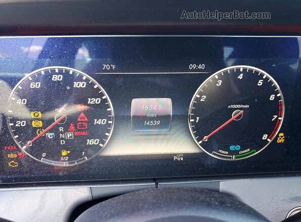 W1K2J5KB3LA073417 2020 MERCEDES-BENZ CLS-CLASS Black Instrument cluster view