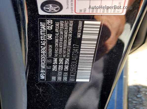 W1K2J5KB3LA073417 2020 MERCEDES-BENZ CLS-CLASS Black Engine compartment view