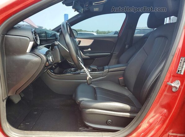 W1K3G4EB1LW047409 2020 MERCEDES-BENZ A Red Front interior view