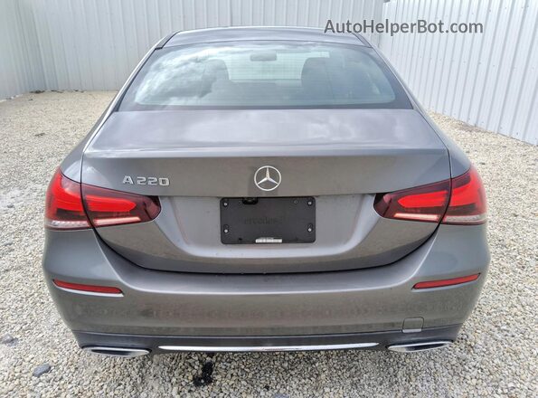 W1K3G4EB2LW047449 2020 MERCEDES-BENZ A Gray Widok z tyłu