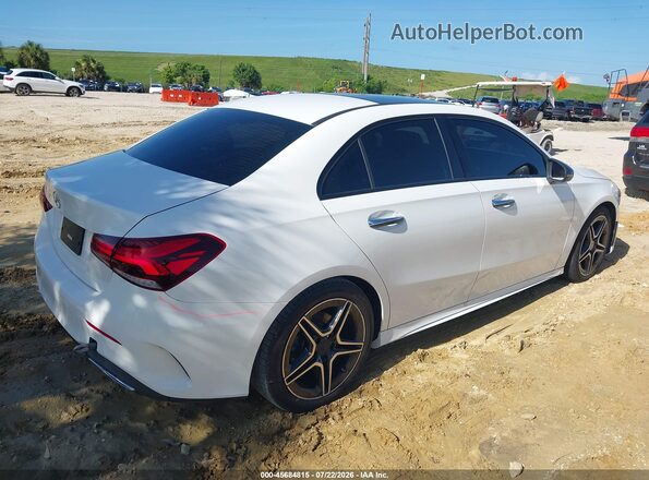 W1K3G4EB3MJ308280 2021 MERCEDES-BENZ A 220 Белый Задняя правая четверть