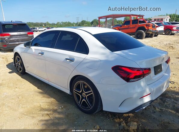 W1K3G4EB3MJ308280 2021 MERCEDES-BENZ A 220 Белый Задняя левая четверть