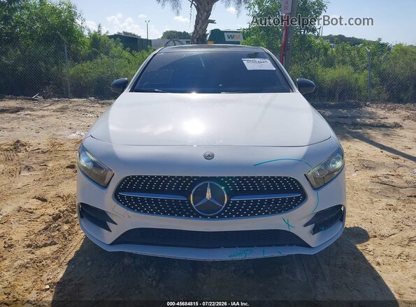 W1K3G4EB3MJ308280 2021 MERCEDES-BENZ A 220 Белый Вид задней части салона