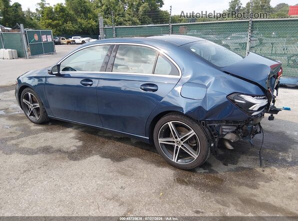 W1K3G4EB3NJ355665 2022 MERCEDES-BENZ A 220 Blue უკანა მარცხენა