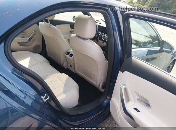 W1K3G4EB3NJ355665 2022 MERCEDES-BENZ A 220 Blue VIN კოდის სტიკერის ხედი