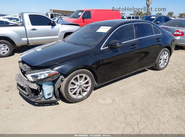 W1K3G4EB8MJ300207 2021 MERCEDES-BENZ A 220 Black წინა მარცხენა ხედი სამი მეოთხედიდან