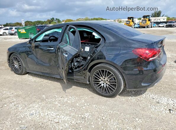 W1K3G4EB9NJ339972 2022 MERCEDES-BENZ A Black Задня ліва чверть