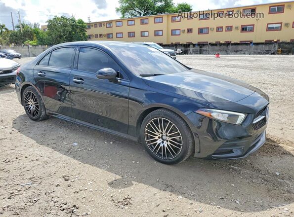 W1K3G4EB9NJ339972 2022 MERCEDES-BENZ A Black Передня права чверть