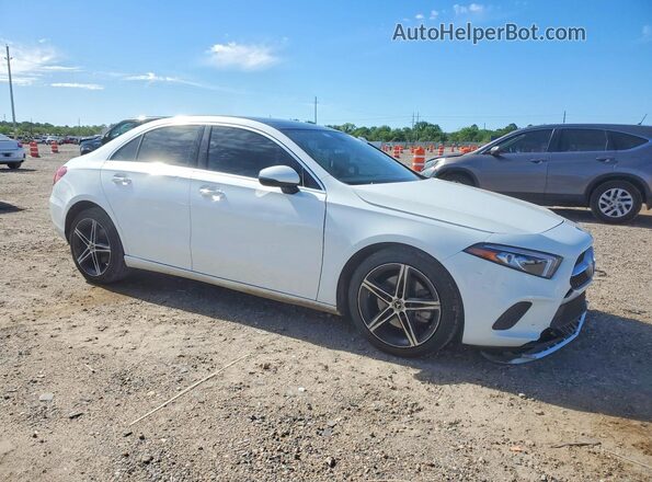 W1K3G4EBXLJ212404 2020 MERCEDES-BENZ A Белый Передняя правая четверть