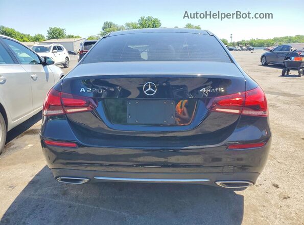 W1K3G4FB3MJ268524 2021 MERCEDES-BENZ A Black Вид ззаду