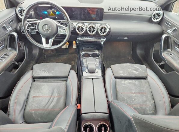 W1K3G4FB3NJ330649 2022 MERCEDES-BENZ A White Առջևի վահանակի տեսք