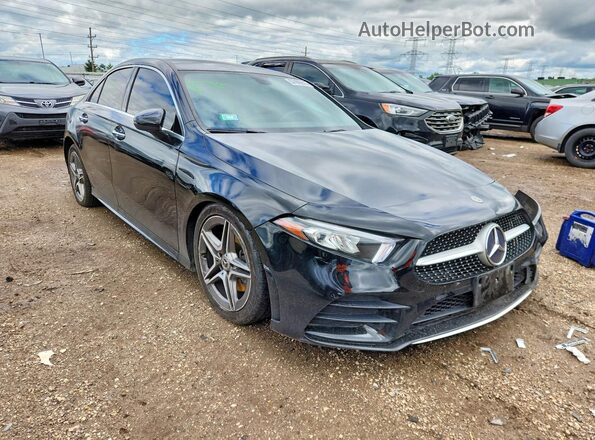 W1K3G4FB4LW047791 2020 MERCEDES-BENZ A Черный Передняя правая четверть