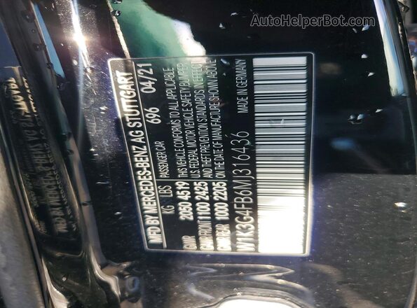 W1K3G4FB6MJ316436 2021 MERCEDES-BENZ A Black Շարժիչի բաժամունքի տեսք