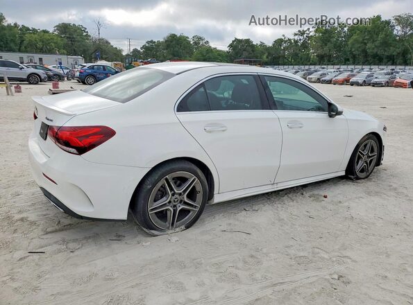 W1K3G4FB6MJ320504 2021 MERCEDES-BENZ A White უკანა მარჯვენა