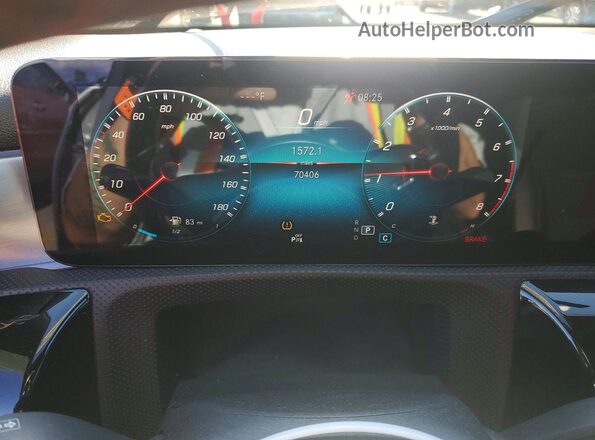 W1K3G5BB3MJ284671 2021 MERCEDES-BENZ A Gray Instrument cluster view