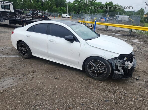 W1K5J4HB0NN253044 2022 MERCEDES-BENZ CLA-CLASS White Передня права чверть