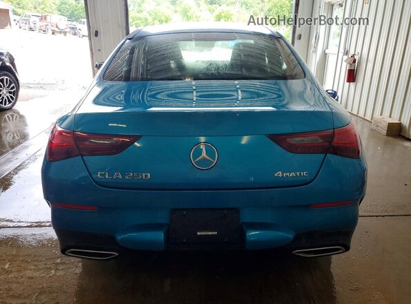 W1K5J4HB1SN483395 2025 MERCEDES-BENZ CLA-CLASS Blue Widok z tyłu