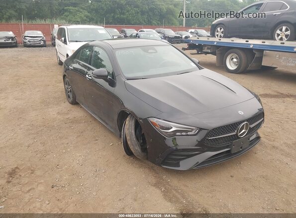 W1K5J4HB1SN497619 2025 MERCEDES-BENZ CLA-CLASS Black Դիմացի տեսք