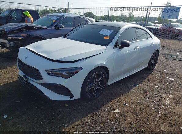 W1K5J4HB2RN452392 2024 MERCEDES-BENZ CLA-CLASS Белый Передняя левая четверть