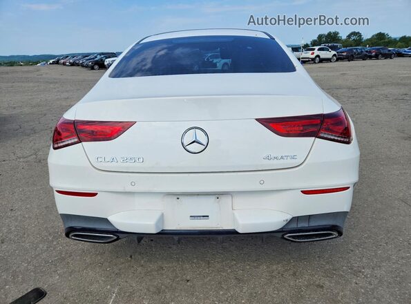 W1K5J4HB4MN208333 2021 MERCEDES-BENZ CLA-CLASS White Widok z tyłu