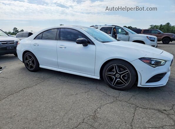 W1K5J4HB4MN208333 2021 MERCEDES-BENZ CLA-CLASS White Przód prawy