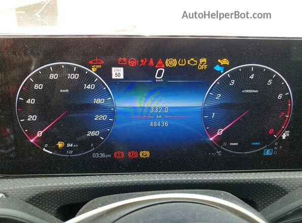 W1K5J4HB5SN504877 2025 MERCEDES-BENZ CLA-CLASS Black Սարքավորումների վահանակի տեսք