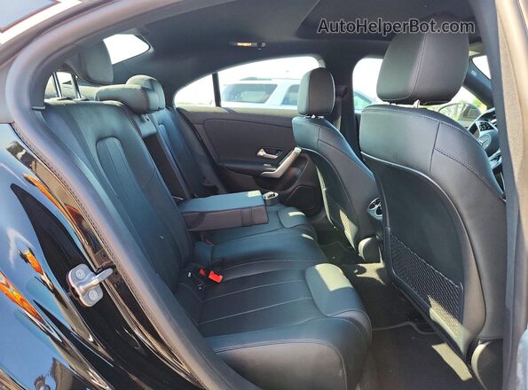 W1K5J4HB5SN542965 2025 MERCEDES-BENZ CLA-CLASS Black Rear seats view
