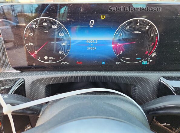 W1K5J4HB5SN542965 2025 MERCEDES-BENZ CLA-CLASS Black Instrument cluster view