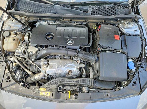 W1K5J4HB6NN322738 2022 MERCEDES-BENZ CLA-CLASS Gray Вид задньої частини салону