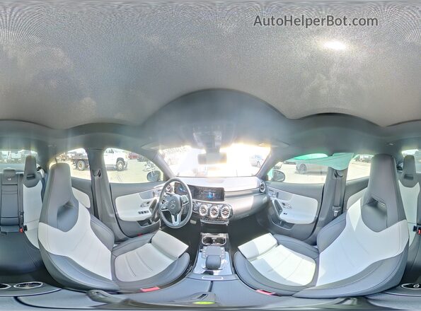 W1K5J4HB6NN322738 2022 MERCEDES-BENZ CLA-CLASS Gray Панорамний вид салону 360°