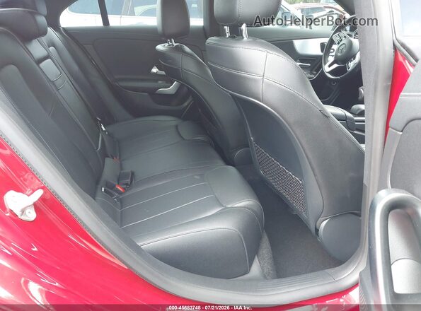 W1K5J4HB7MN148709 2021 MERCEDES-BENZ CLA 250 Red VIN sticker view